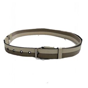 Vintage Gianni Versace Beige and Taupe Belt